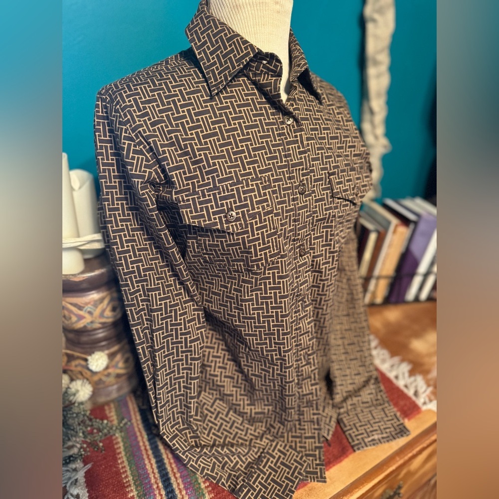 Rockies | Button Down | Long Sleeve | Top | Medium